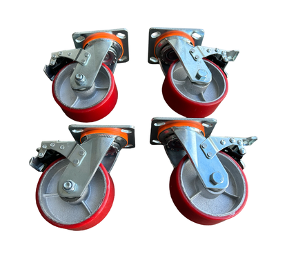 5” Heavy Duty Castors Set